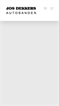 Mobile Screenshot of josdekkersautobanden.nl